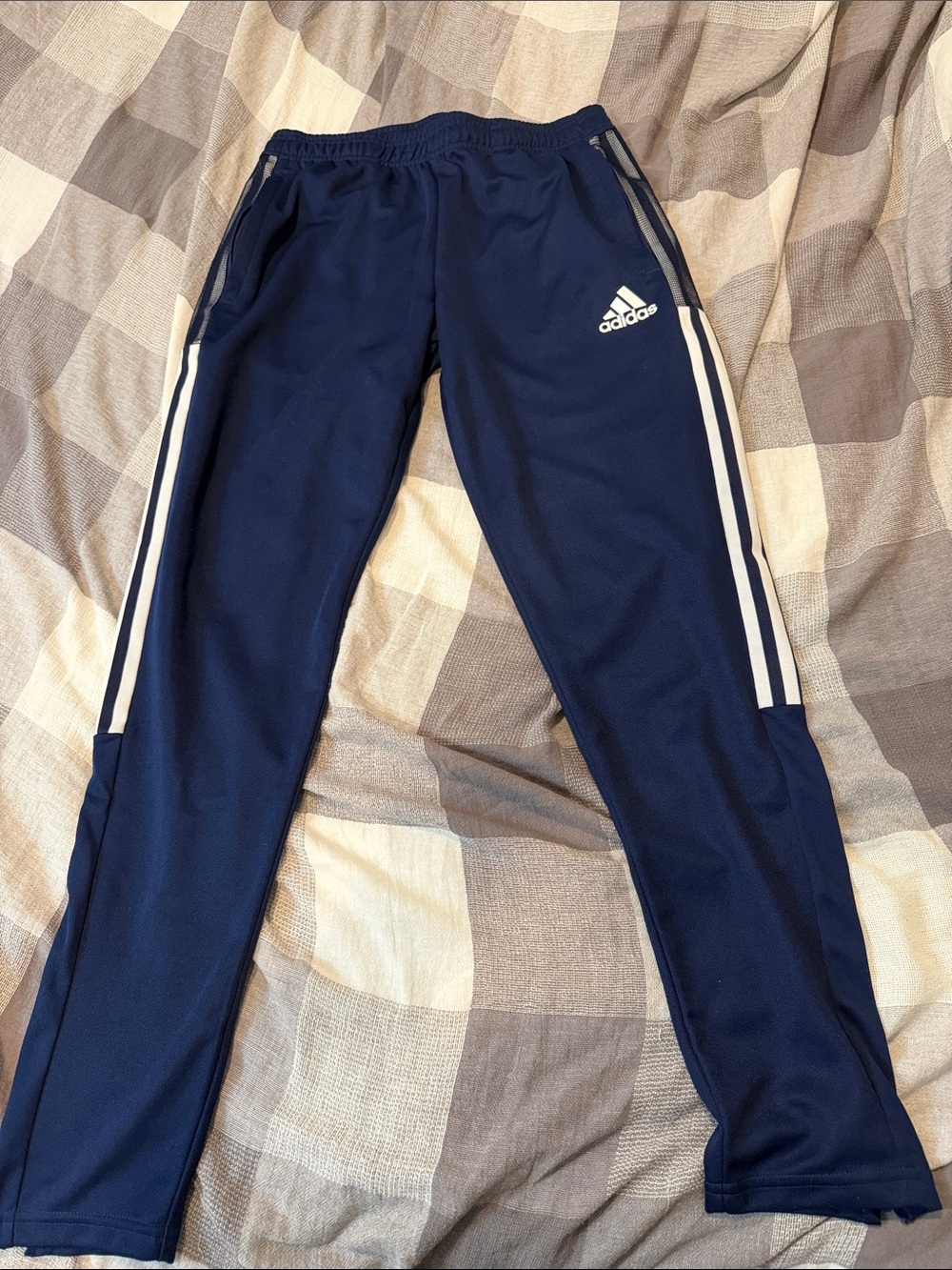 Adidas Men’s Tiro 21 Track Pants Navy White AEROREADY
